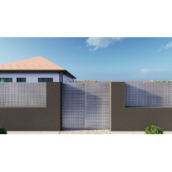 Plech bez povrch. úpravy, 2000x1000x1,1mm pletenina, 3D vzor Plech bez povrch. úpravy, 2000x1000x1,1mm pletenina, 3D vzor